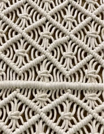 Unique Cotton Table Runner - Free Size, Cream, Cotton, Pack of1